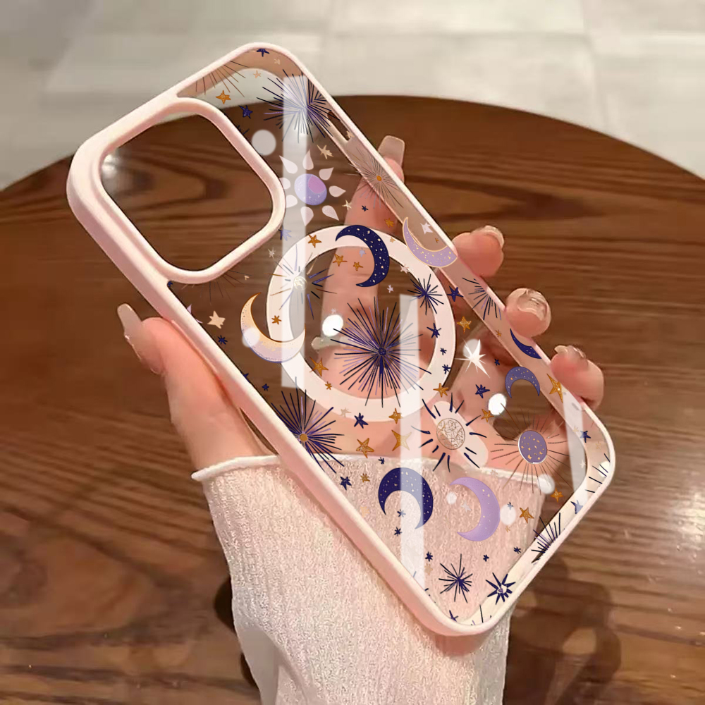 Phone Cases Magsafe - Stars Moon Y2K Clear Case For