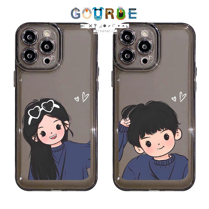 Phone Cases Xr Boys - Gourde Cute boy girl couple cartoon