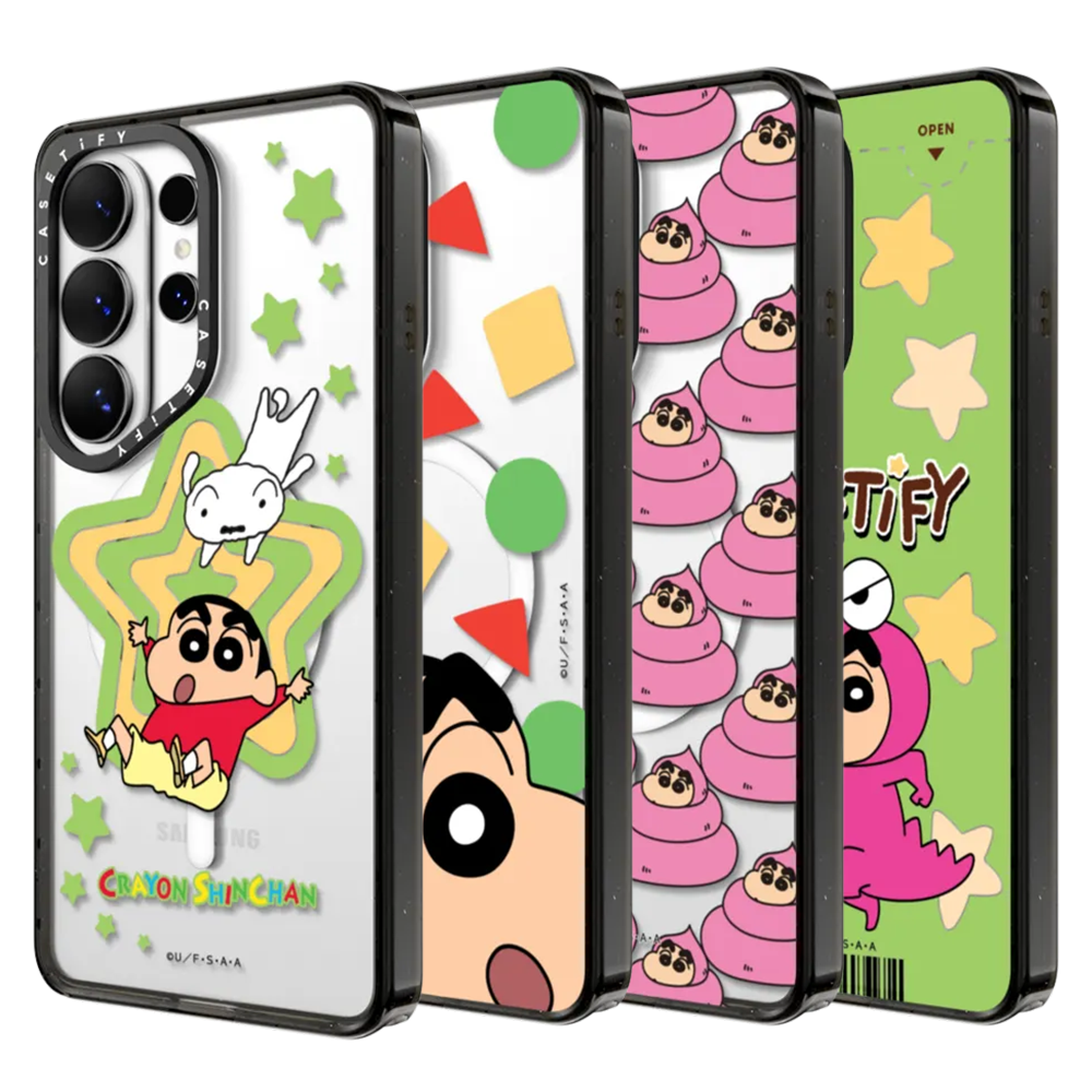 Phone Cases Galaxy S26 - CASETiFY Crayon Shin-chan Cartoon Series Magnetic