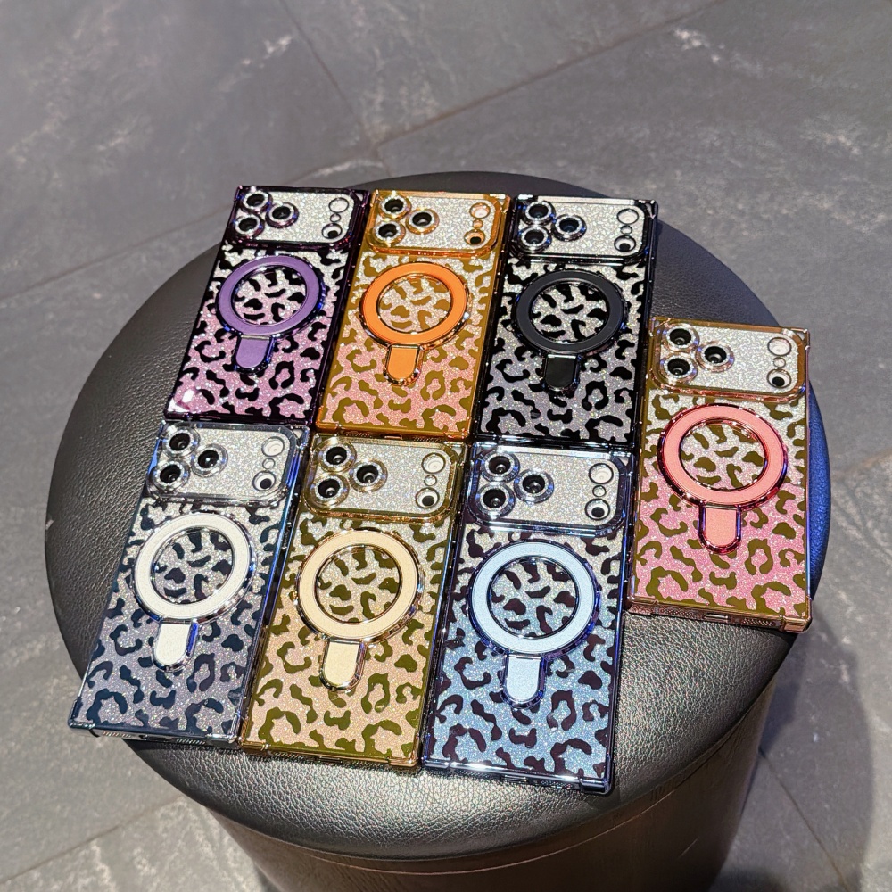 Luxury Plated Leopard Print Gl – обзор и цена Phone Cases Magsafe