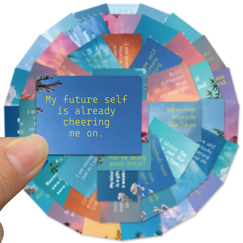 50pcs Positive Quotes Sticker  – обзор и цена Phone Cases Quotes