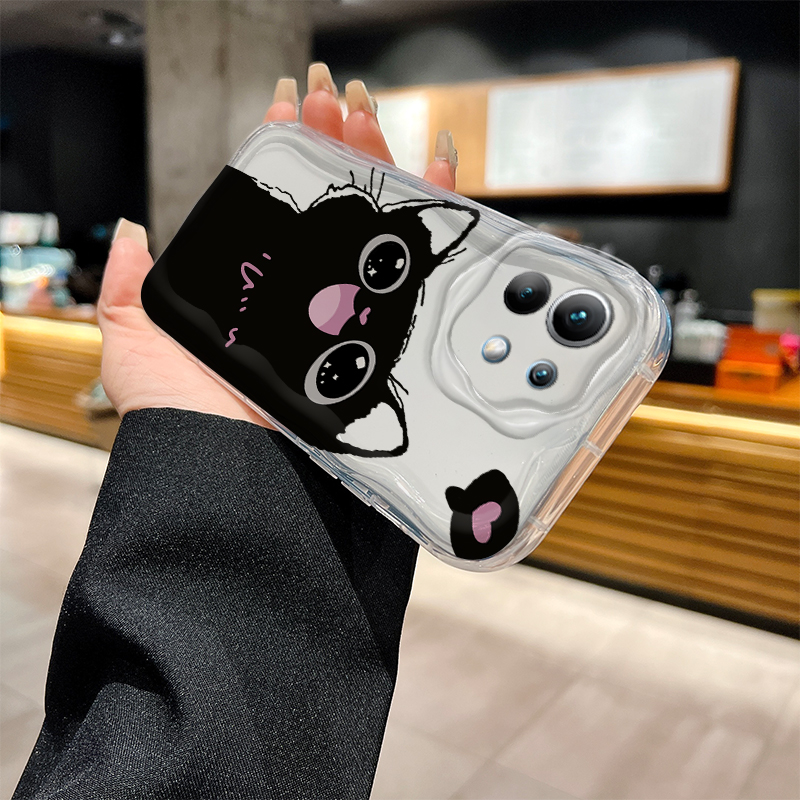 Cute Big Eyed Black Cat 3D Wav – обзор и цена Phone Cases Xiaomi 14T