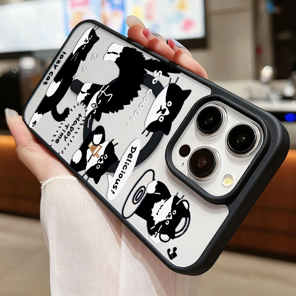 Funny Black Cat Wireless Charg – обзор и цена Phone Cases Magsafe