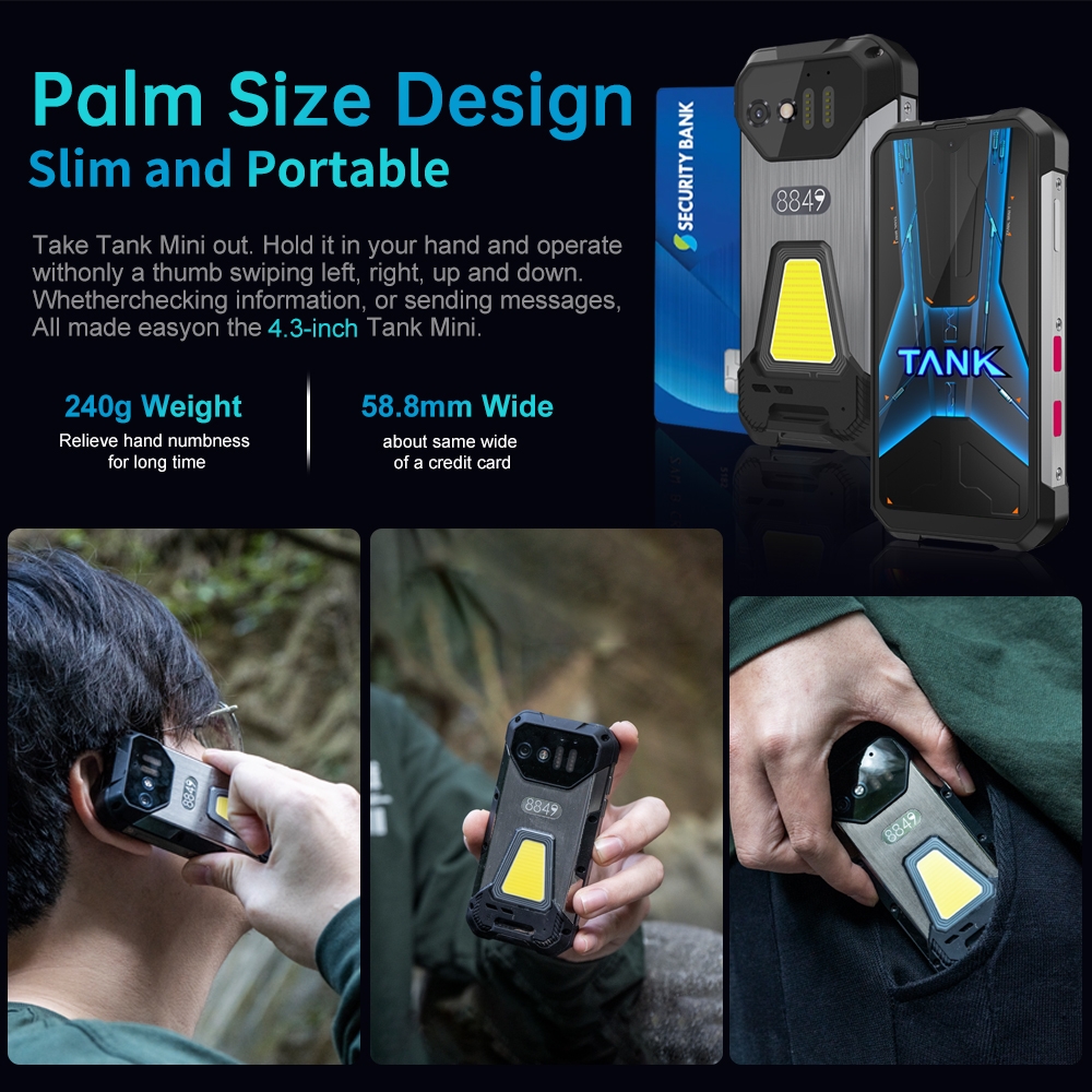Unihertz 8849 Tank mini 1 Rugg – обзор и цена Phone Cases Verizon