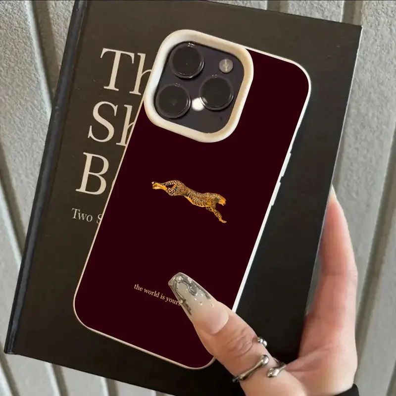 Fashion Leopard Wine Red Soft  – обзор и цена Phone Cases Leopard Print