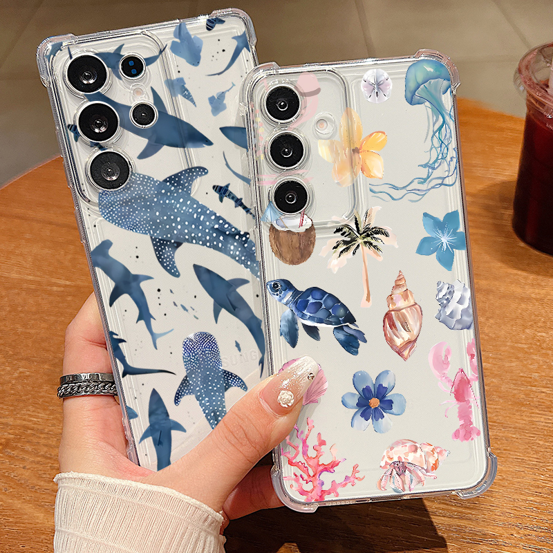 Whale Turtle Pattern Clear Pho – обзор и цена Phone Cases Galaxy S26