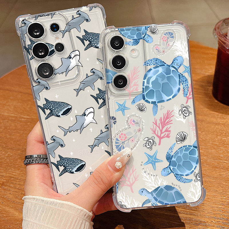 Whale Turtle Pattern Clear Pho – обзор и цена Phone Cases Galaxy S26