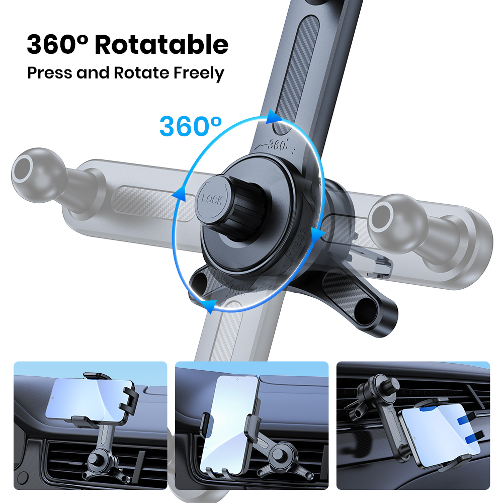 TOPK Car Phone Holder Air Vent – обзор и цена Phone Cases Heavy Duty