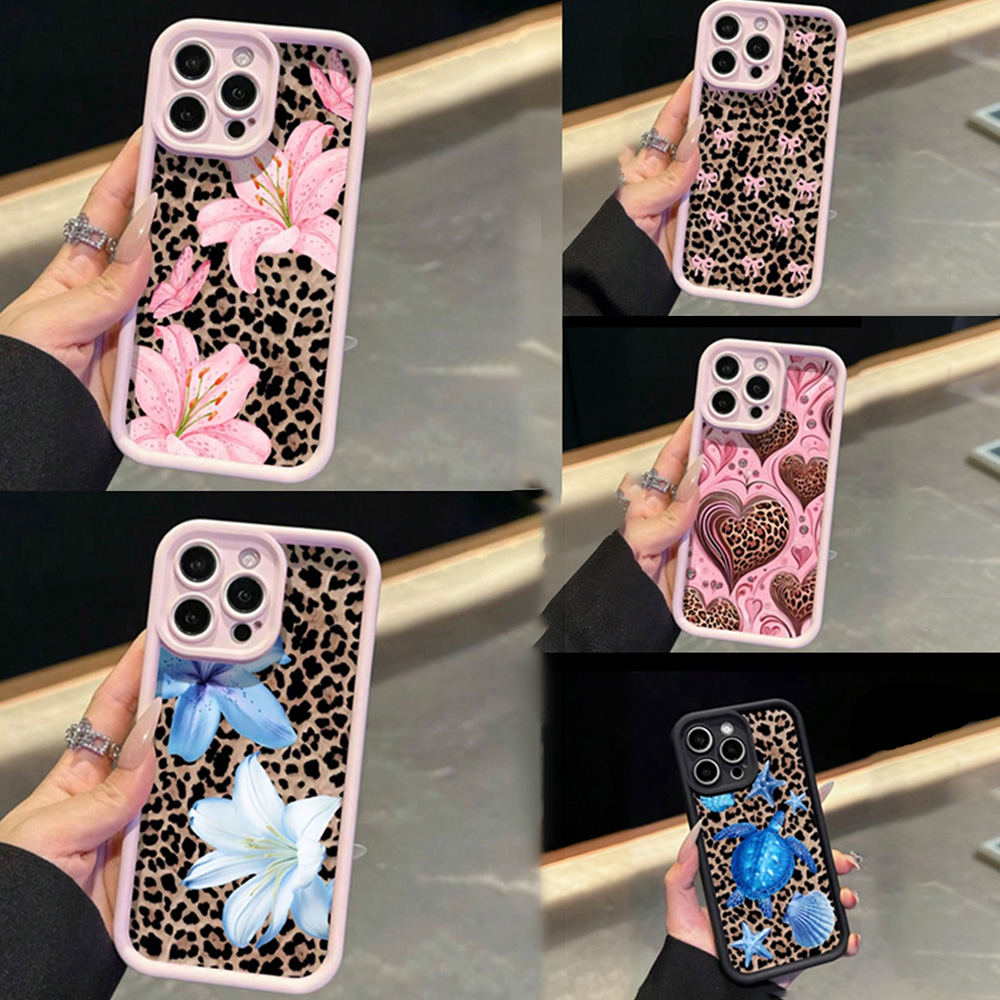 Pink Bow Lily Flower Leopard P – обзор и цена Phone Cases Leopard Print