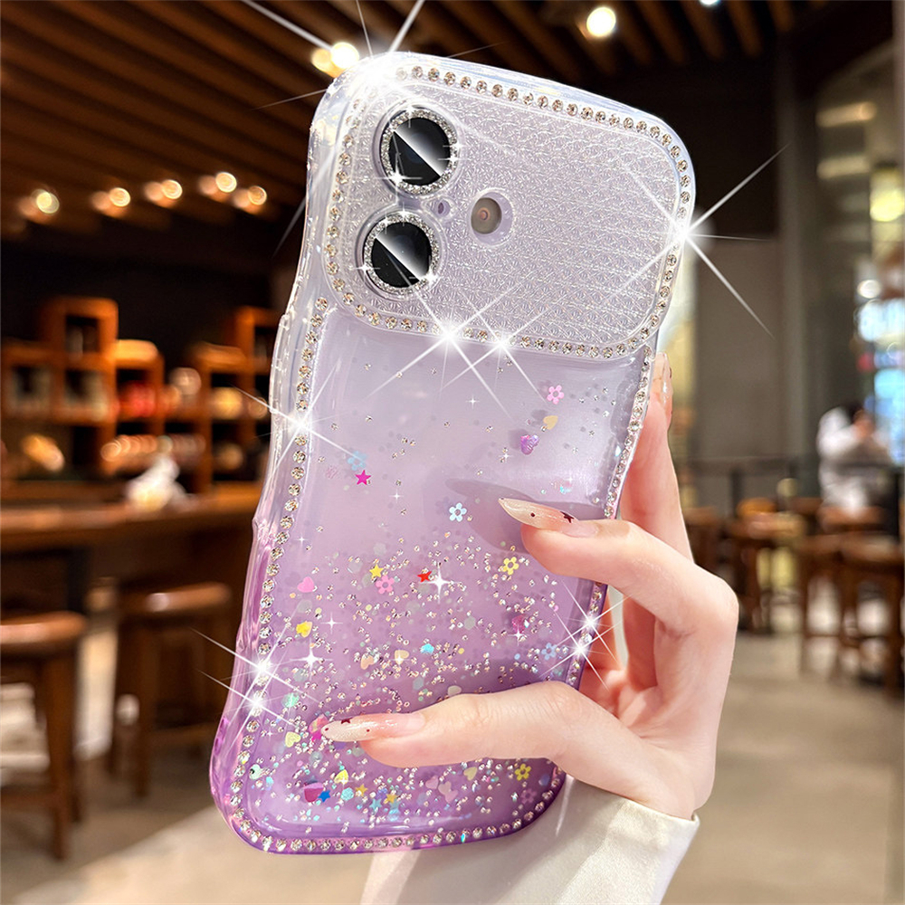 Diamond Camera Protect Glitter – обзор и цена Gradient Color Case