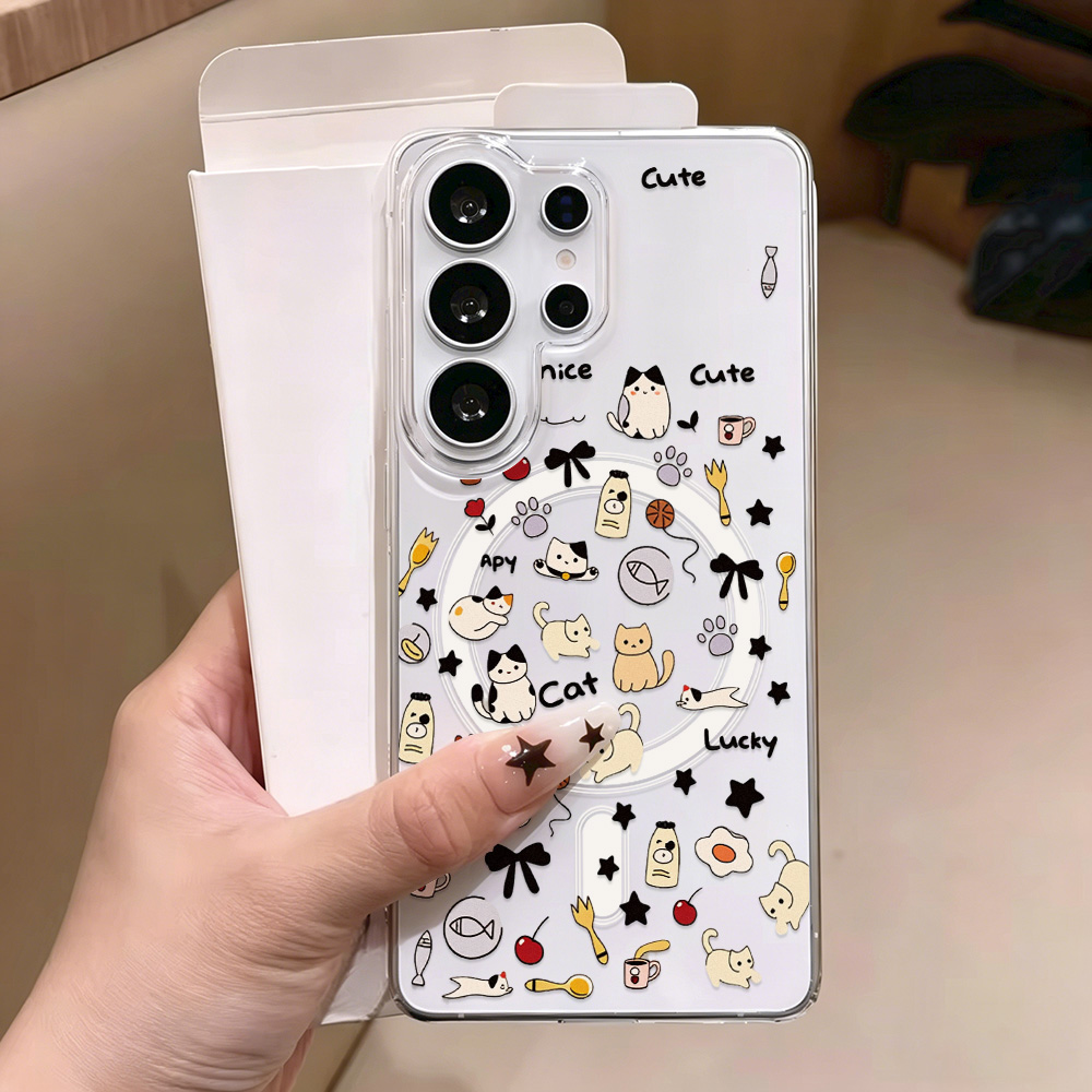 Cute Cat Magnetic Phone Case F – обзор и цена Phone Cases Magsafe