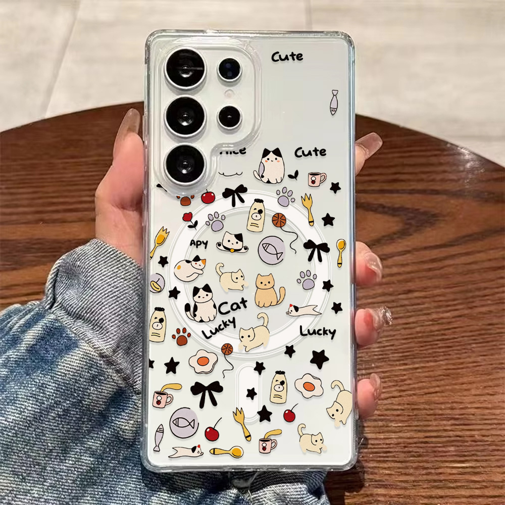 Cute Cat Magnetic Phone Case F – обзор и цена Phone Cases Magsafe