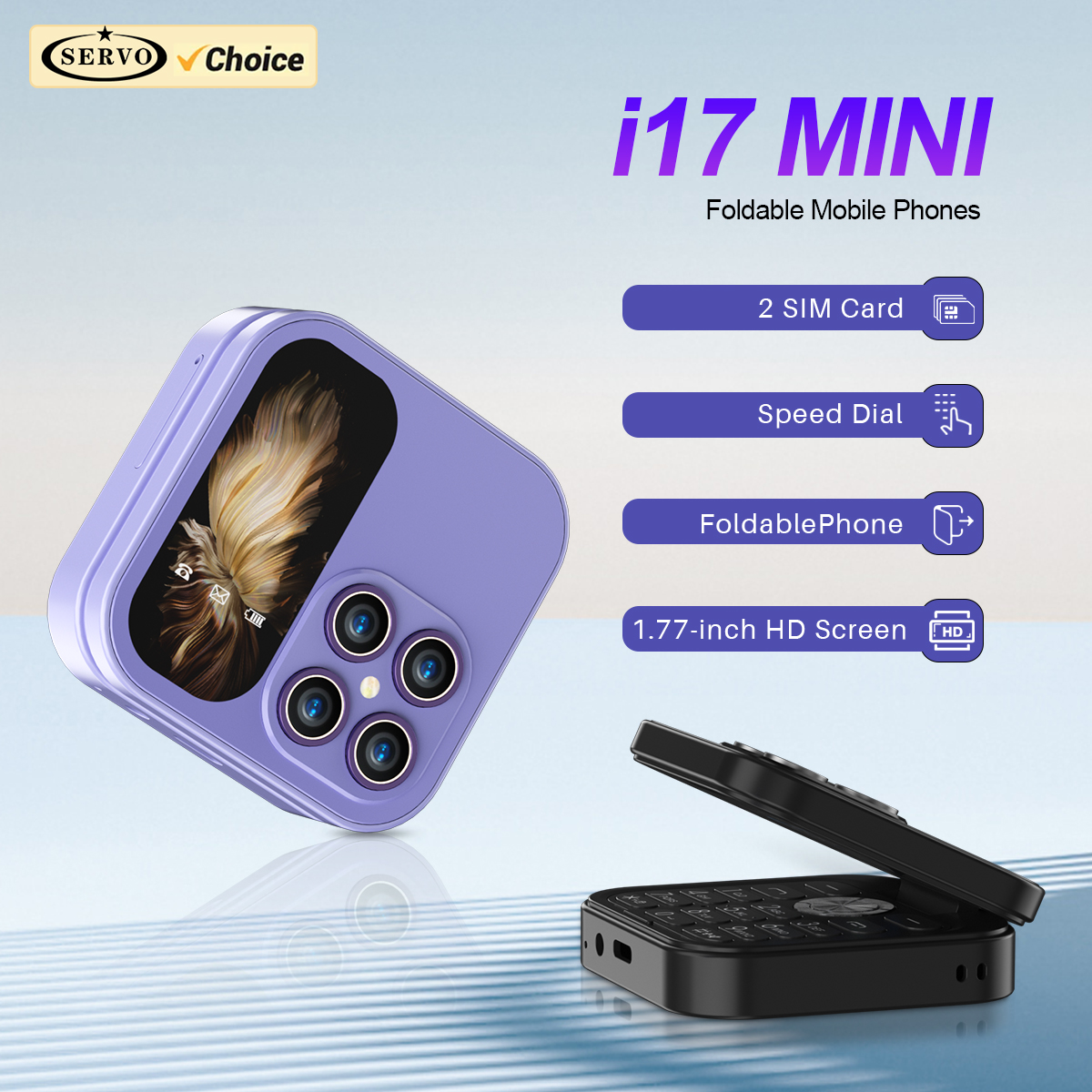 New SERVO i17 Mini Palm Flip M – обзор и цена Phone Cases Verizon