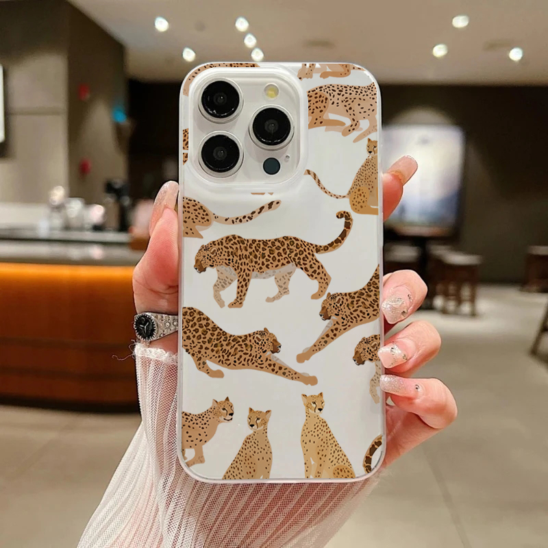 For iPhone 17 16 15 14 13 12 1 – обзор и цена Phone Cases Leopard Print