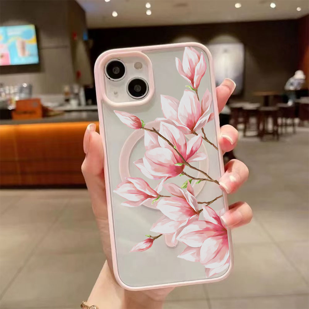 Fashion Flower Magnetic Phone  – обзор и цена Phone Cases Magsafe