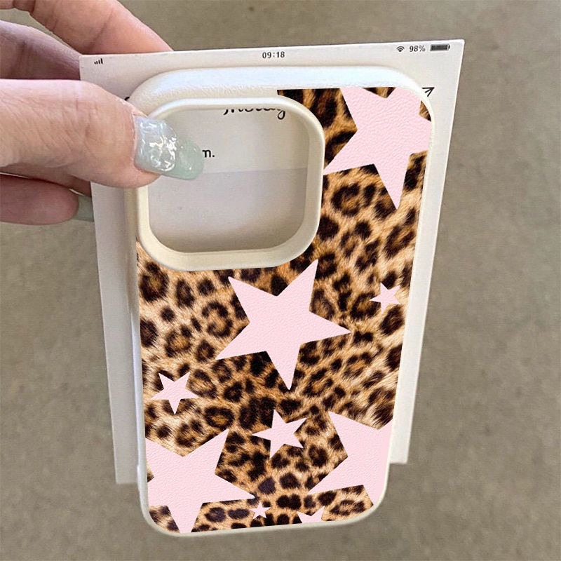 Pink Star Leopard Print TPU Pa – обзор и цена Phone Cases Leopard Print