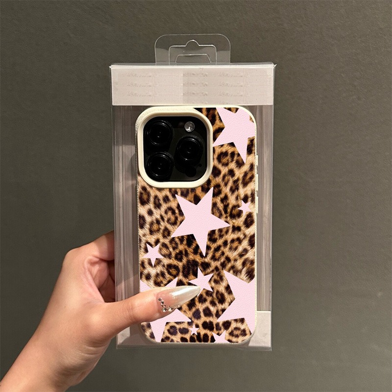 Pink Star Leopard Print TPU Pa – обзор и цена Phone Cases Leopard Print