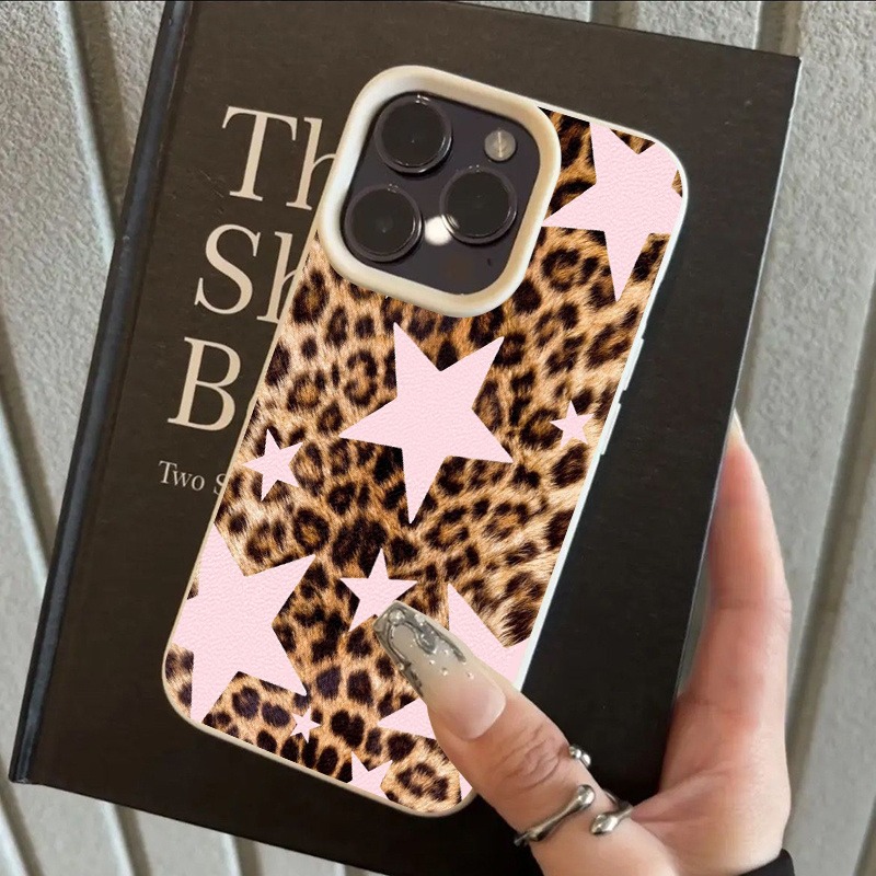 Pink Star Leopard Print TPU Pa – обзор и цена Phone Cases Leopard Print