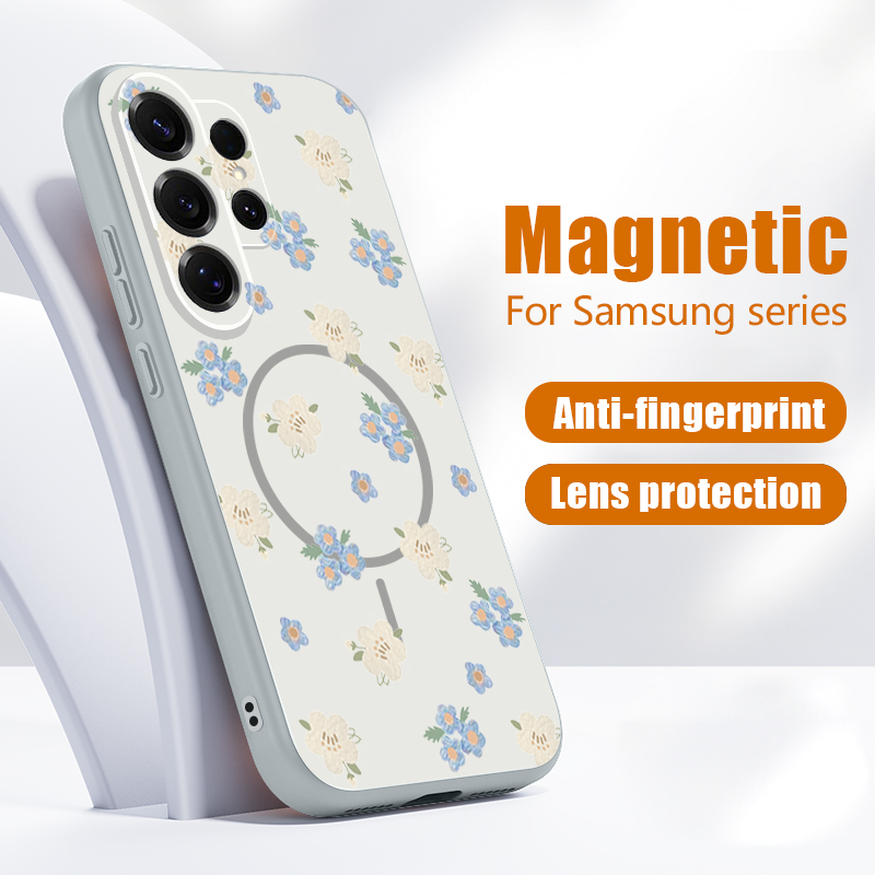 Blue Flowers Pattern Case For  – обзор и цена Phone Cases Magsafe