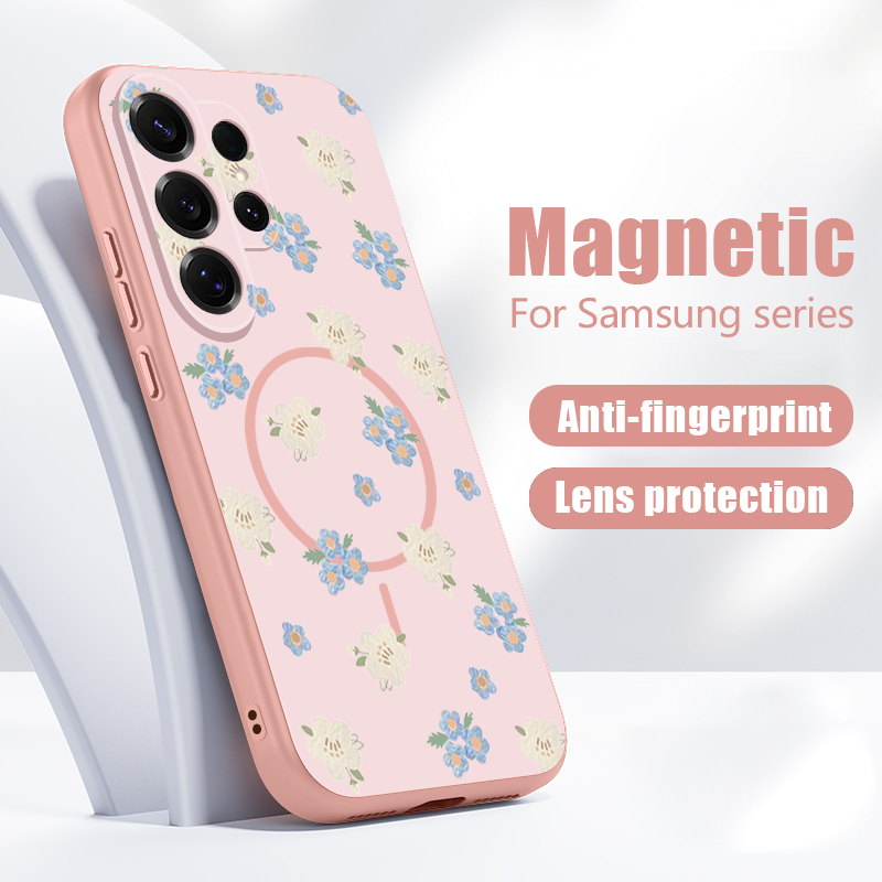 Blue Flowers Pattern Case For  – обзор и цена Phone Cases Magsafe