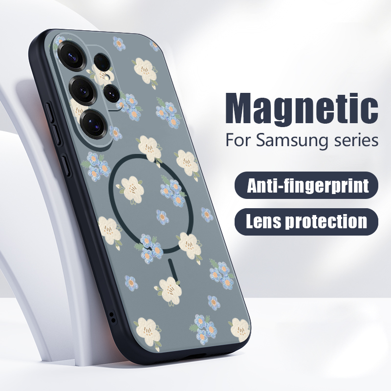 Blue Flowers Pattern Case For  – обзор и цена Phone Cases Magsafe