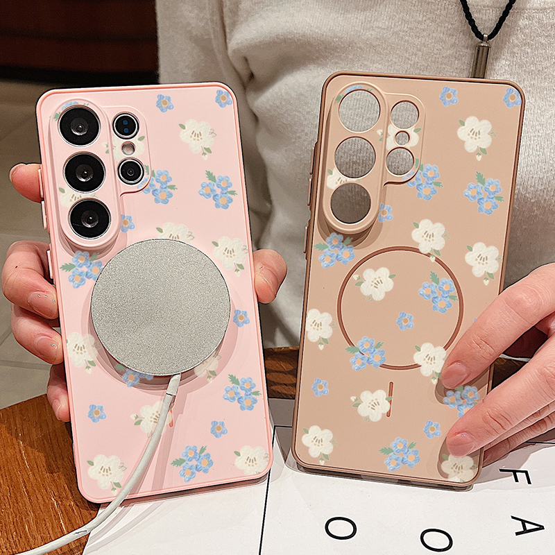 Blue Flowers Pattern Case For  – обзор и цена Phone Cases Magsafe