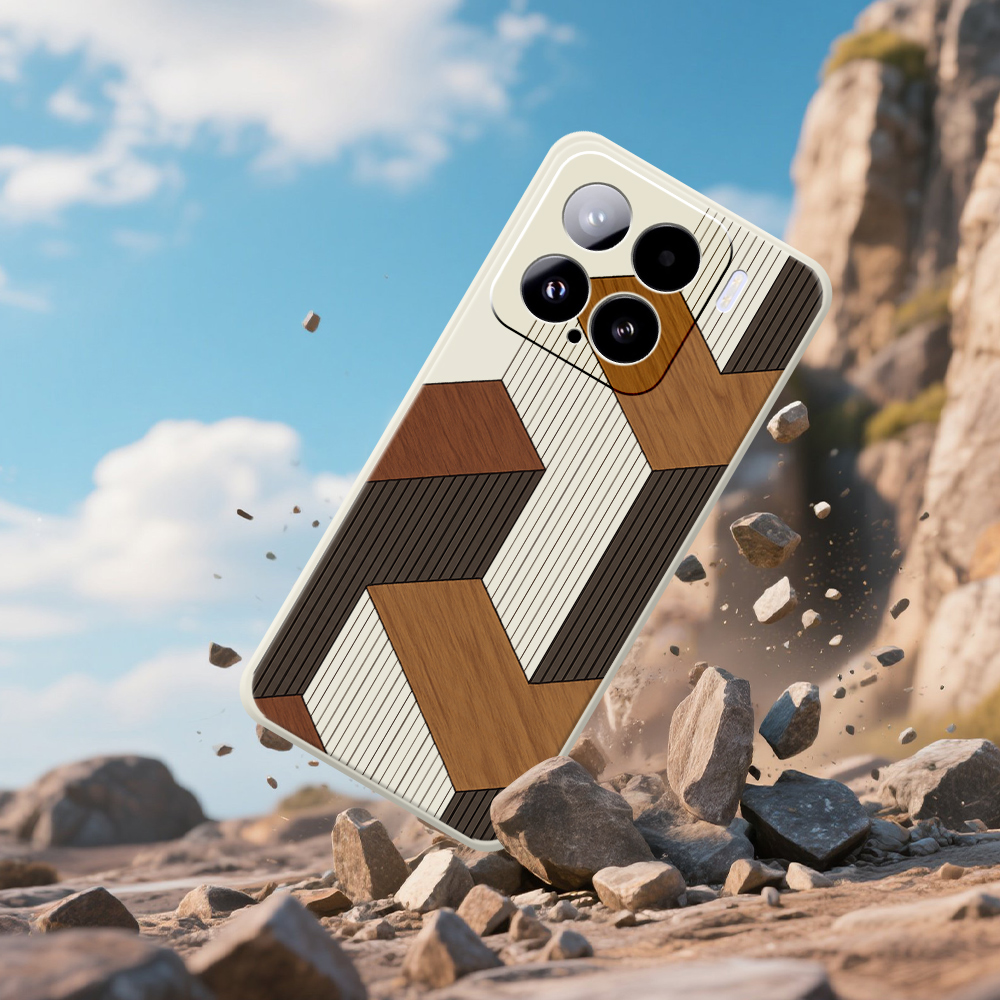Geometric Style Wooden Phone C – обзор и цена Phone Cases Xiaomi 14T