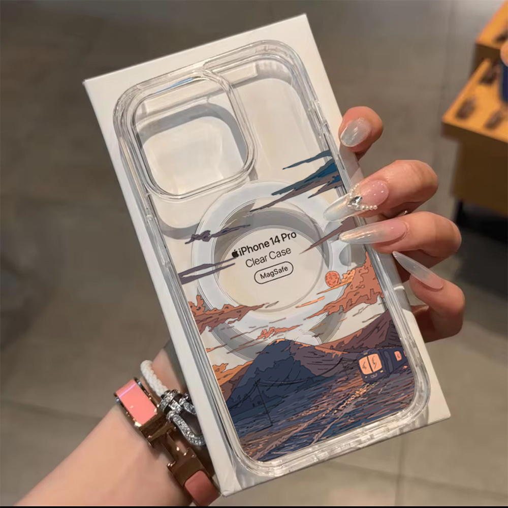 Sunset Pattern Fashion Phone C – обзор и цена Phone Cases Magsafe