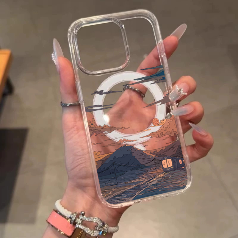 Sunset Pattern Fashion Phone C – обзор и цена Phone Cases Magsafe