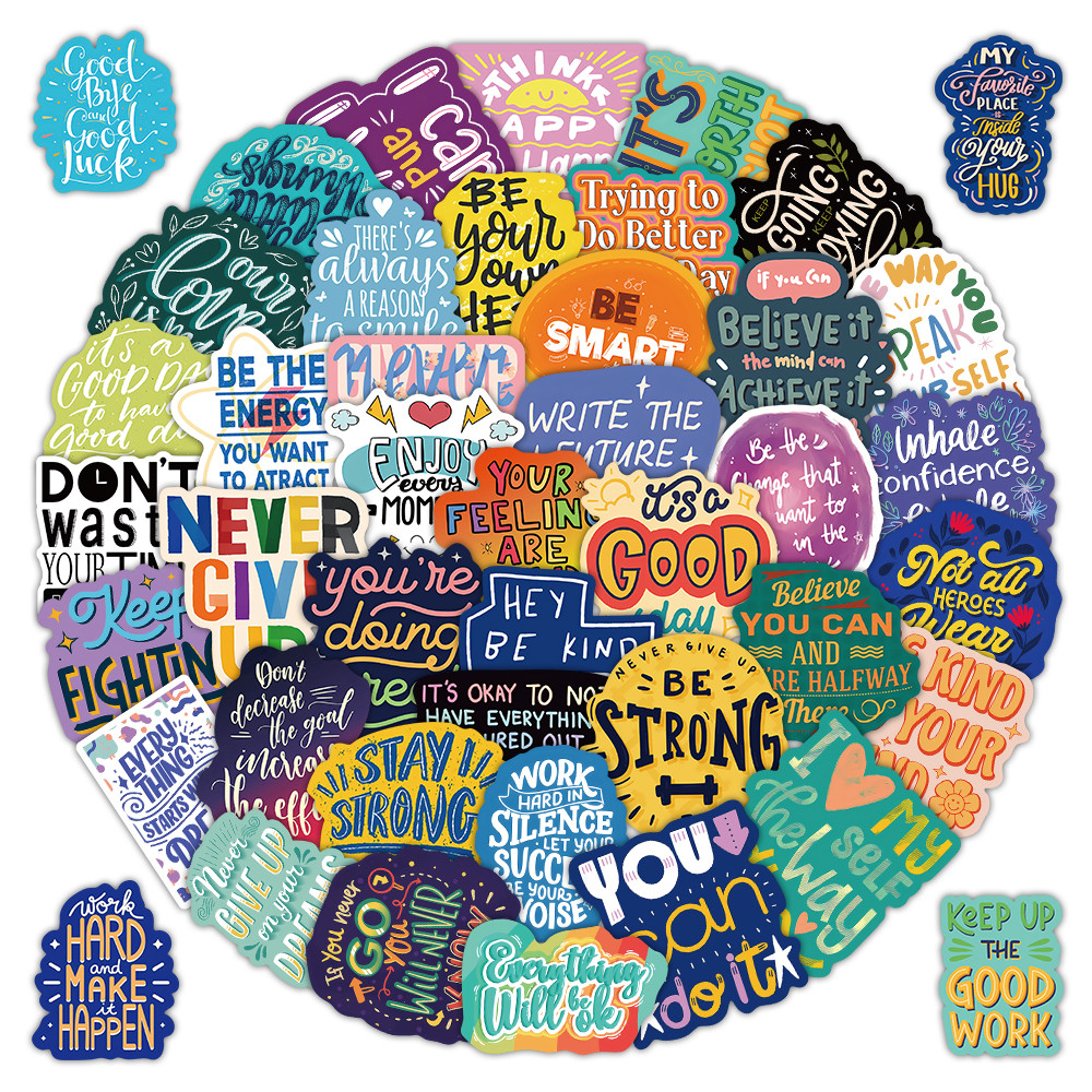 52Pcs Inspirational English Qu – обзор и цена Phone Cases Quotes