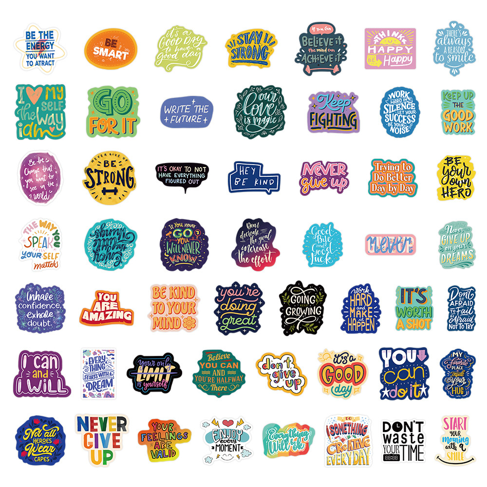 52Pcs Inspirational English Qu – обзор и цена Phone Cases Quotes