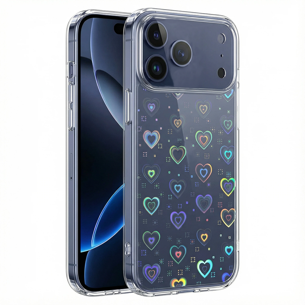 Heart-shaped gradient design.  – обзор и цена Gradient Color Case