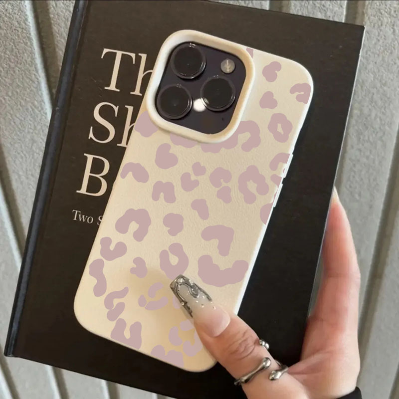 Pink Leopard Print Lichee Patt – обзор и цена Phone Cases Leopard Print