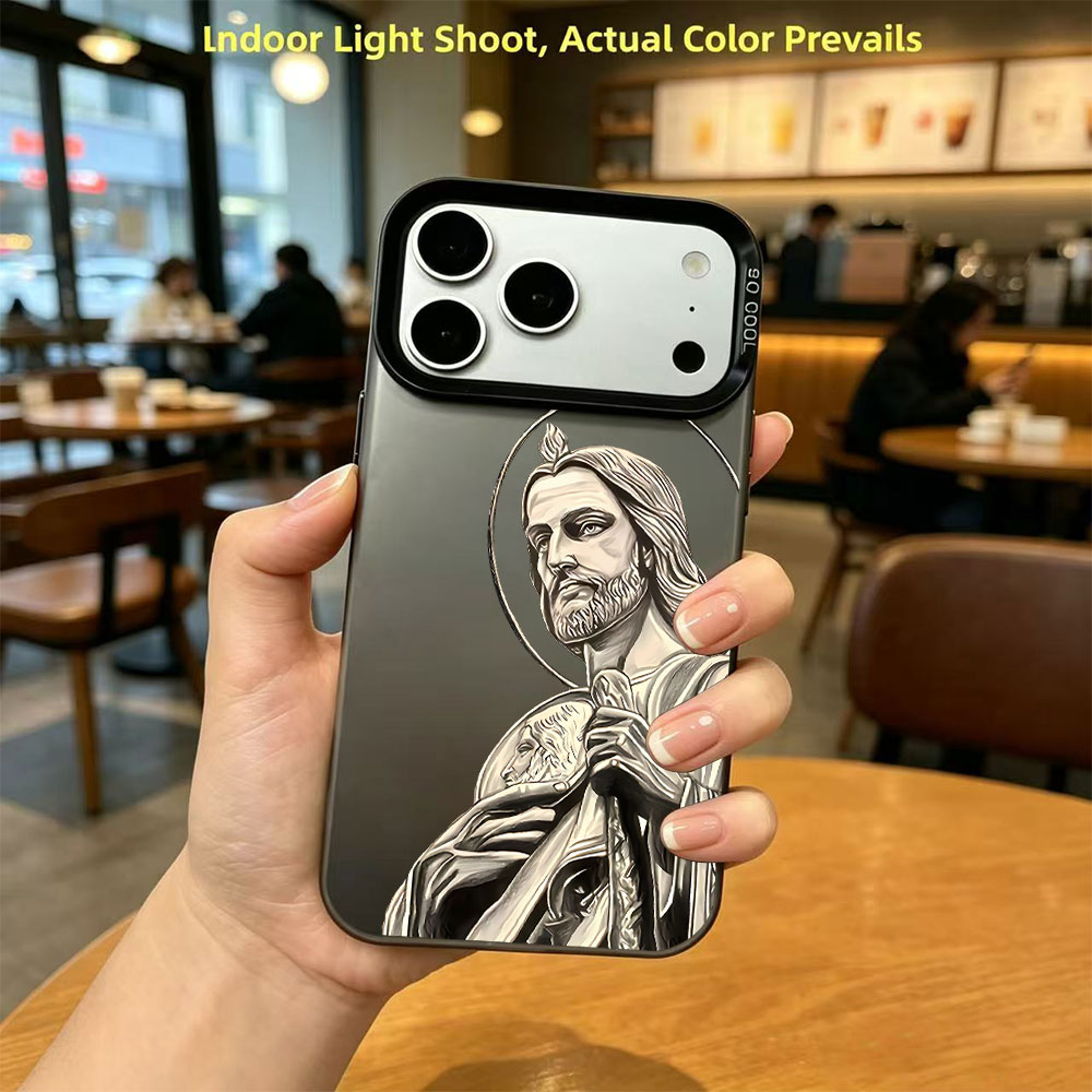 San Judas Tadeo Pattern Design – обзор и цена Phone Cases Iphone 15