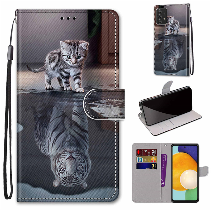 Tiger Animal Painted Wallet Ph – обзор и цена Phone Cases Quotes
