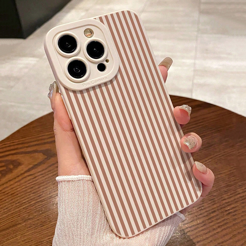 Pink Striped Painted Anti-Drop – обзор и цена Phone Cases Iphone 15