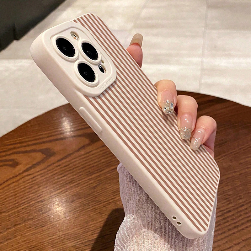 Pink Striped Painted Anti-Drop – обзор и цена Phone Cases Iphone 15
