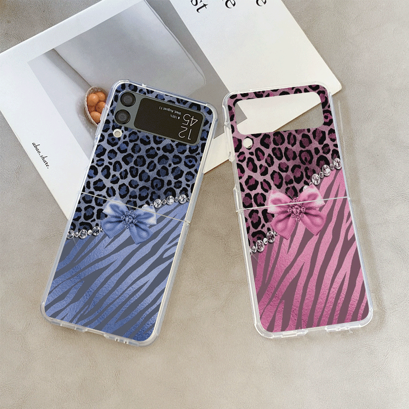 Creative Pink Blue Bow Leopard – обзор и цена Phone Cases Leopard Print